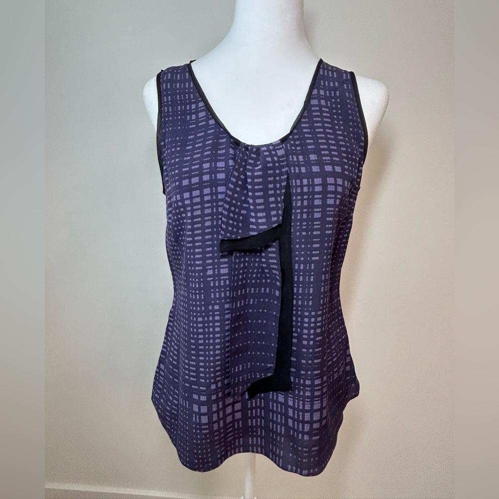 Halogen Petite Sleeveless Tie-Front Blouse – Size S